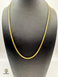 18k Gold Bismarck Link Chain (22 inches)