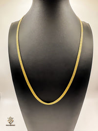 18k Gold Bismarck Link Chain (24 inches)