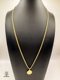 18K Gold Bismarck Link Chain (26 inches) WITHOUT pendant